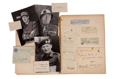 Lot 45 - Autograph Collection.- Military Interest