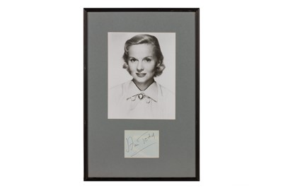 Lot 30 - Autograph Collection.- Actors & Actresses