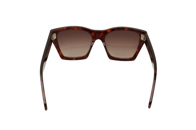 Lot 46 - Celine Brown Tortoiseshell Square Sunglasses