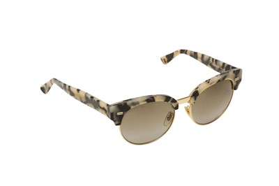 Lot 239 - Gucci Fog Havana Round Sunglasses