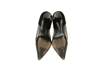 Lot 67 - Louis Vuitton Black Vinyl Heeled Pump - Size 38