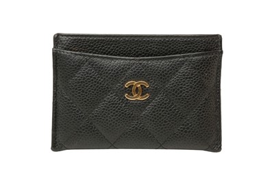 Lot 74 - Chanel Black CC Card Holder