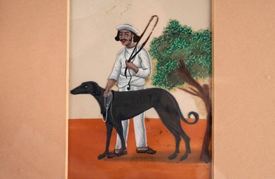 Lot 220 - FIVE MICA PAINTINGS OF INDIAN TRADESPEOPLE, CRAFTSMEN, AND VILLAGERS