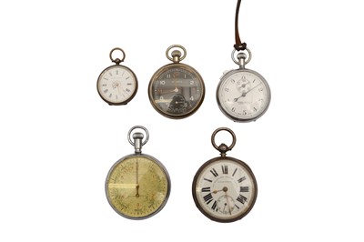 Lot 113 - MILITARY POCKET WATCH AND MORE