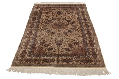 Lot 10 - A VERY FINE LAHORE RUG WITH ARDEBIL DESIGN, NORTH INDIA