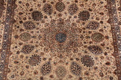 Lot 10 - A VERY FINE LAHORE RUG WITH ARDEBIL DESIGN, NORTH INDIA