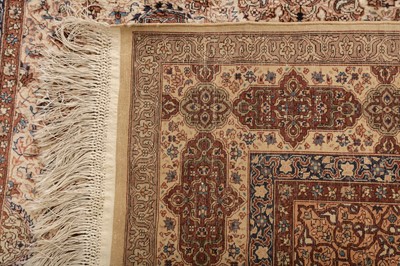 Lot 10 - A VERY FINE LAHORE RUG WITH ARDEBIL DESIGN, NORTH INDIA