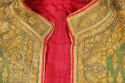 Lot 264 - A CHILD’S CEREMONIAL GREEN COAT