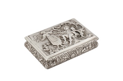 Lot 73 - A George IV sterling silver snuff box, Birmingham 1826 by Thomas Shaw