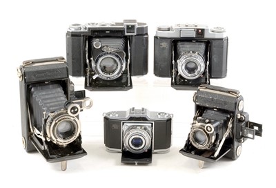 Lot 1185 - Super Ikonta & Other Zeiss Ikon Cameras.