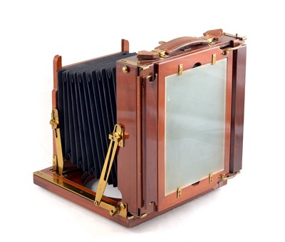 Lot 50 - Thornton-Pickard Ruby Half Plate Field Camera Outfit.