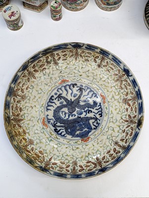 Lot 785 - A GROUP OF CHINESE PORCELAIN OBJECTS