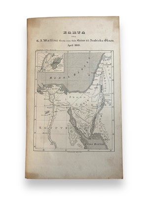 Lot 49 - Wallins. Första Resa fran Cairo till Arabiska Öknen i April 1845. Fragment, first ed. 1853