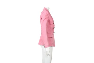 Lot 39 - Balmain Barbie Pink Double Breasted Blazer - Size 10