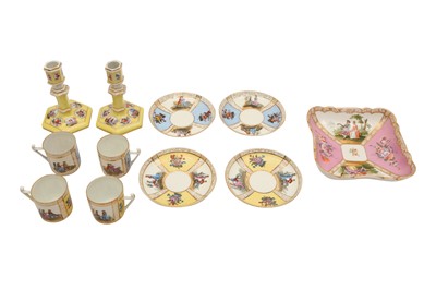 Lot 219 - A COLLECTION OF GERMAN PORCELAIN ITEMS