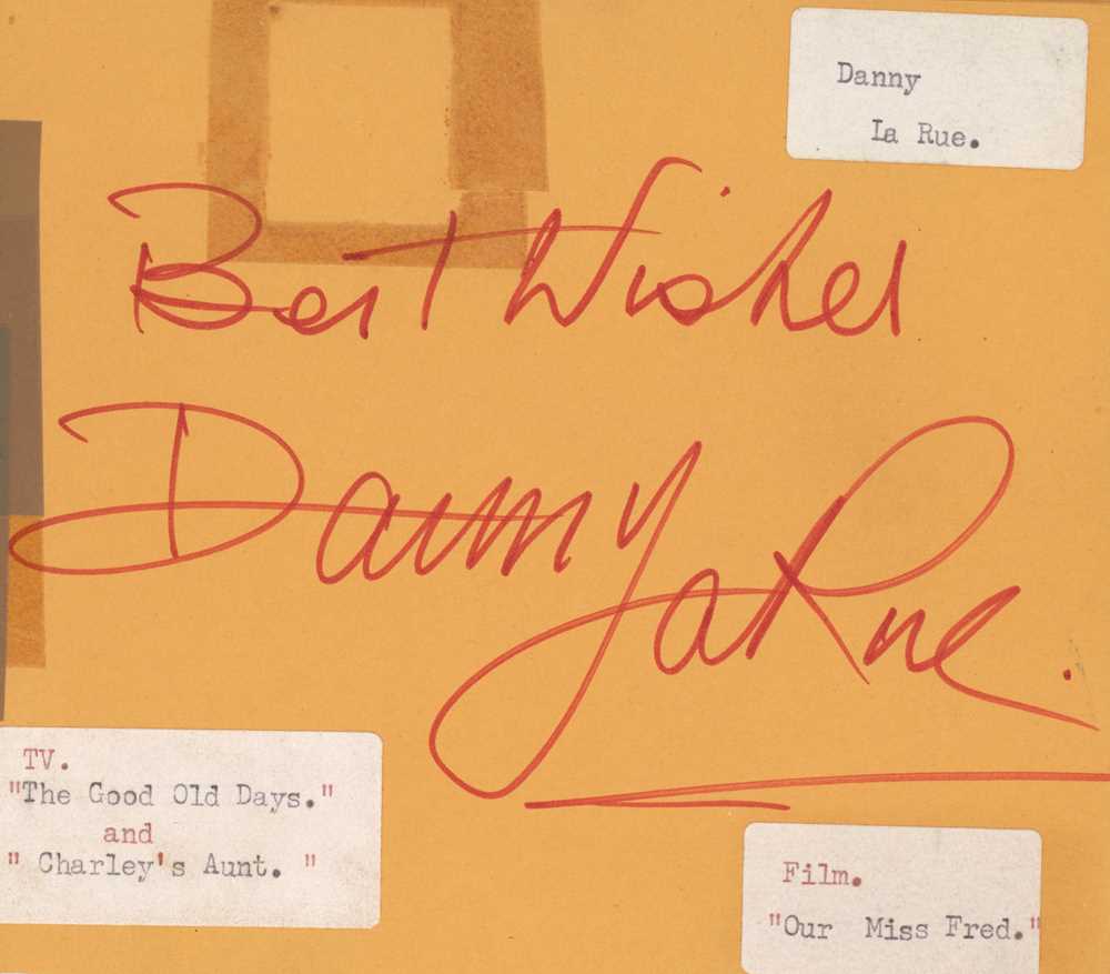 Lot 19 - Autograph Albums.- Actors & Entertainers