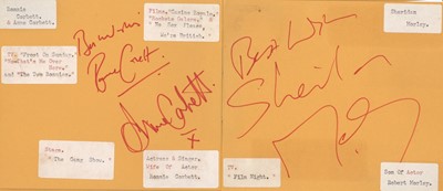 Lot 19 - Autograph Albums.- Actors & Entertainers