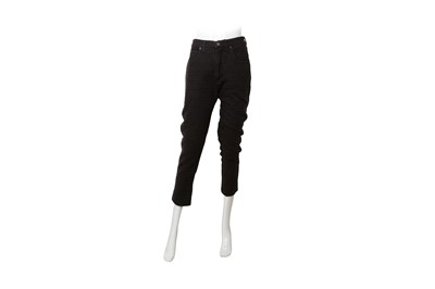 Lot 171 - Fendi Black Zucca Monogram Jeans - Size 32