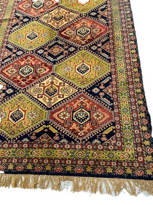 Lot 353 - A FINE QASHQAI DESIGN RUG