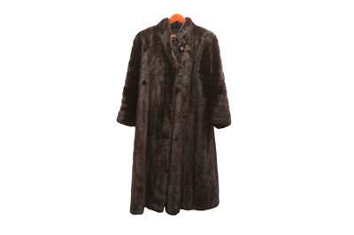 Lot 441 - AN YVES SAINT LAURENT FOURRURES FUR COAT