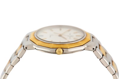 Lot 60 - BAUME & MERCIER. RIVIERA BI-METAL WRISTWATCH