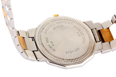 Lot 60 - BAUME & MERCIER. RIVIERA BI-METAL WRISTWATCH