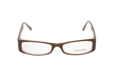 Lot 46 - Chanel Brown Rectangle Glasses Frame