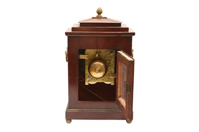 Lot 149 - A REGENCY BRACKET CLOCK BY TAYLOR