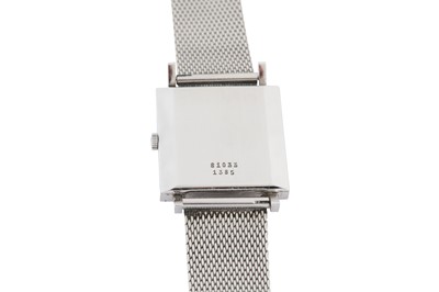 Lot 35 - FAVRE-LEUBA. A STAINLESS STEEL CONGRESS WRISTWATCH