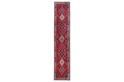 Lot 55 - A FINE QASHQAI RUNNER, SOUTH WEST PERSIA