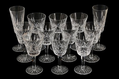 Lot 184 - A COLLECTION OF WATERFORD LISMORE CRYSTAL GLASSES
