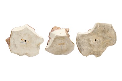 Lot 203 - THREE PARTS OF A LARGE MEISSEN PORCELAIN TABLE CENTREPIECE, 19TH CENTURY