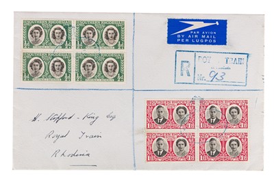 Lot 327 - South Africa and British Africa Stamps and Covers including Southern Rhodesia 1947 Royal Train