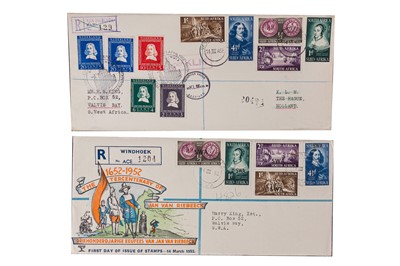 Lot 327 - South Africa and British Africa Stamps and Covers including Southern Rhodesia 1947 Royal Train