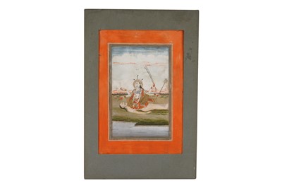 Lot 148 - TWO ILLUSTRATIONS FROM A DEVI BHAGAVATA PURANA SERIES: CHHINNAMASTA AND TARA