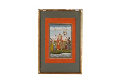 Lot 148 - TWO ILLUSTRATIONS FROM A DEVI BHAGAVATA PURANA SERIES: CHHINNAMASTA AND TARA