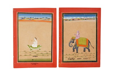 Lot 249 - TWO DEPICTIONS OF HINDU GODS