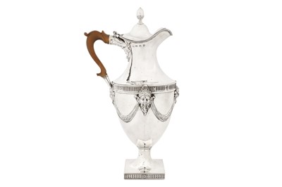 Lot 438 - A George III sterling silver ewer, Sheffield 1778 by Richard Morton and Co