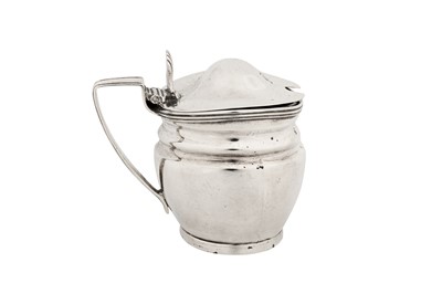 Lot 159 - A George III sterling silver mustard pot, London 1804 by William Hunter II