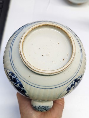 Lot 68 - A CHINESE BLUE AND WHITE KENDI