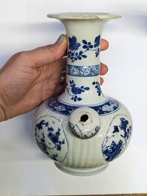 Lot 68 - A CHINESE BLUE AND WHITE KENDI