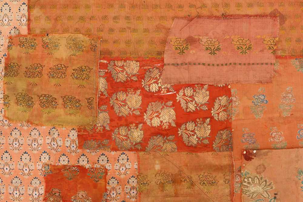 Lot 310 - TEN PERSIAN SILK FRAGMENTS