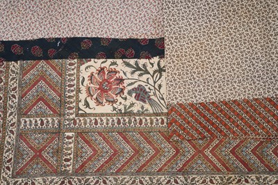 Lot 254 - THREE KALAMKARI BOCCHAS