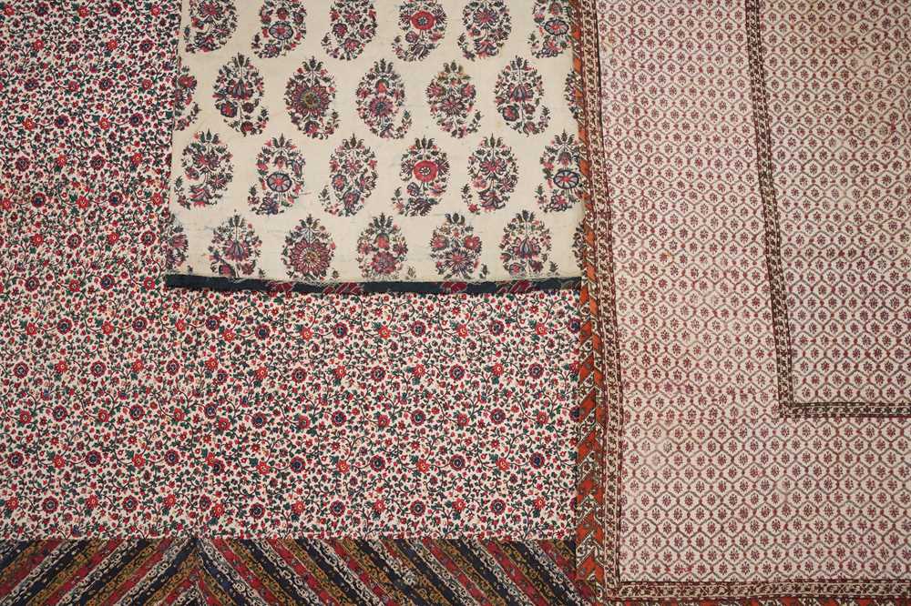 Lot 254 - THREE KALAMKARI BOCCHAS