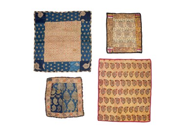 Lot 303 - SEVEN PERSIAN SILK BOCCHAS