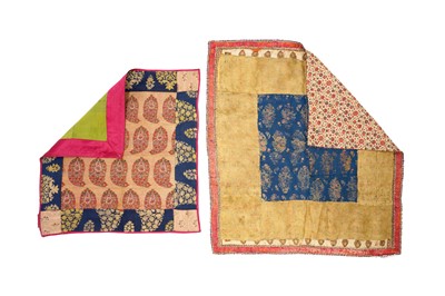 Lot 303 - SEVEN PERSIAN SILK BOCCHAS