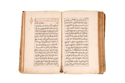 Lot 238 - A POLYCHROME-PAINTED SOUTH-EAST ASIAN QUR’AN