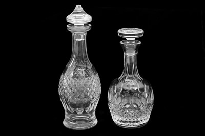 Lot 183 - A PART SET OF WATERFORD CRYSTAL COLLEEN PATTERN GLASSES AND AN ATLANTIS DECANTER
