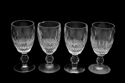 Lot 183 - A PART SET OF WATERFORD CRYSTAL COLLEEN PATTERN GLASSES AND AN ATLANTIS DECANTER