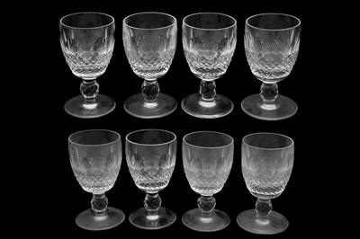 Lot 183 - A PART SET OF WATERFORD CRYSTAL COLLEEN PATTERN GLASSES AND AN ATLANTIS DECANTER